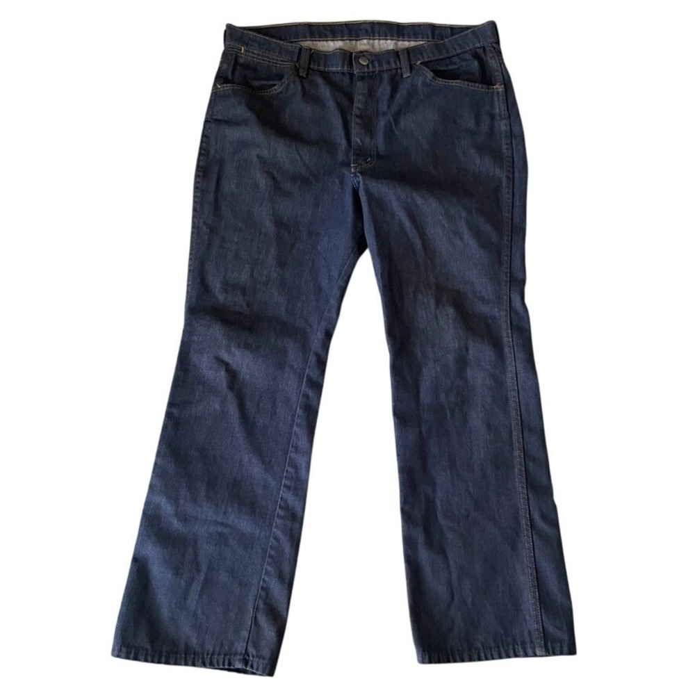 Dee Cee By Washington MFG CO 70-80s USA Dark Wash Denim Lightweight Work Size 38